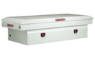 WEATHER GUARD Saddle Box, Steel, Full Standard, White, 11.0 cu ft (126-3-04)