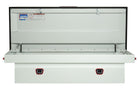 WEATHER GUARD Saddle Box, Steel, Full Standard, White, 11.0 cu ft (126-3-04)