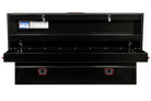 WEATHER GUARD Saddle Box, Steel, Full Standard, Gloss Black, 11.0 cu ft (126-5-04)