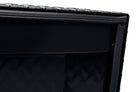 WEATHER GUARD Saddle Box, Aluminum, Full Standard, Gloss Black, 11.0 cu ft (127-5-04)