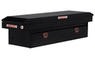 WEATHER GUARD Saddle Box, Aluminum, Full Standard, Gloss Black, 11.0 cu ft (127-5-04)