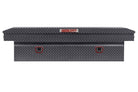 WEATHER GUARD Saddle Box, Aluminum, Full Standard, Gunmetal Gray, 11.0 cu ft (127-6-04)