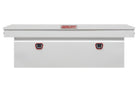 WEATHER GUARD Saddle Box, Steel, Full Deep, White, 15.0 cu ft (128-3-04)