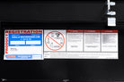 WEATHER GUARD Saddle Box, Aluminum, Mid-Size Low Profile, Gloss Black, 8.0 cu ft (131-5-04)