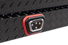 WEATHER GUARD 87in Lo-Side Box, Aluminum, Gloss Black, 7.0 cu ft (164-5-04)