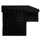 WEATHER GUARD 87in Lo-Side Box, Aluminum, Gloss Black, 7.0 cu ft (164-5-04)
