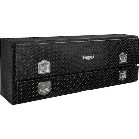 Buyers Products Gloss Black Diamond Tread Aluminum Pick-Up Truck Contractor With Lower Door Topsider Truck Tool Box Series (Buyers Products image)