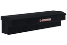 WEATHER GUARD 56in Lo-Side Box, Aluminum, Gloss Black, 4.0 cu ft (174-5-04)