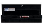 WEATHER GUARD 56in Lo-Side Box, Aluminum, Gloss Black, 4.0 cu ft (174-5-04)