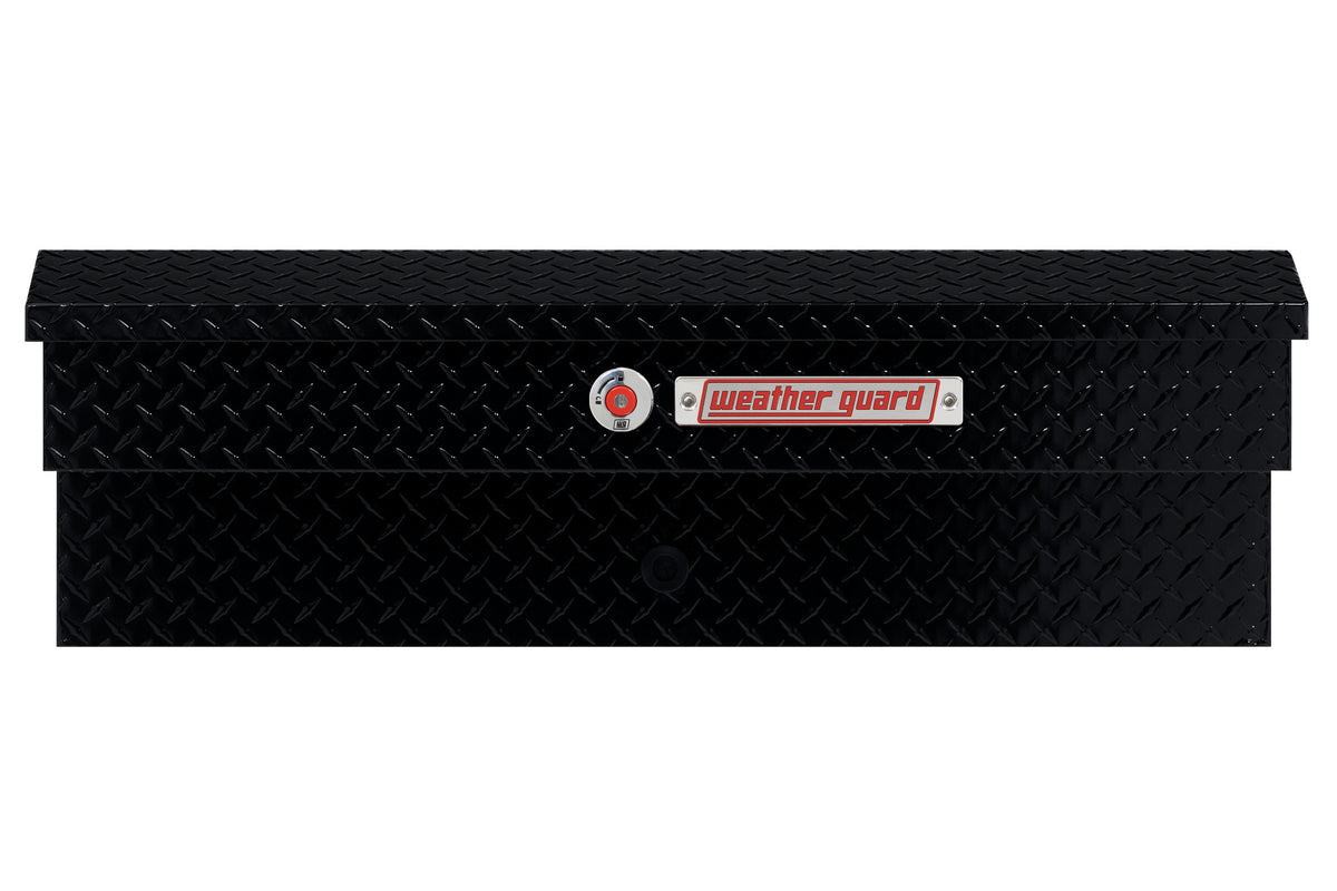 WEATHER GUARD 41in Lo-Side Box, Aluminum, Gloss Black, 3.0 cu ft (184-5-04)