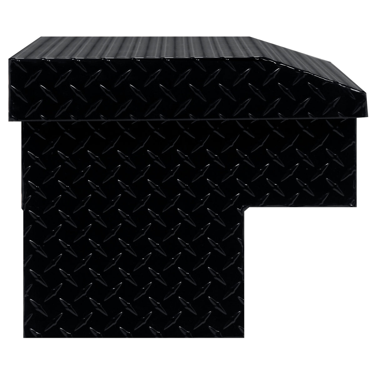 WEATHER GUARD 41in Lo-Side Box, Aluminum, Gloss Black, 3.0 cu ft (184-5-04)