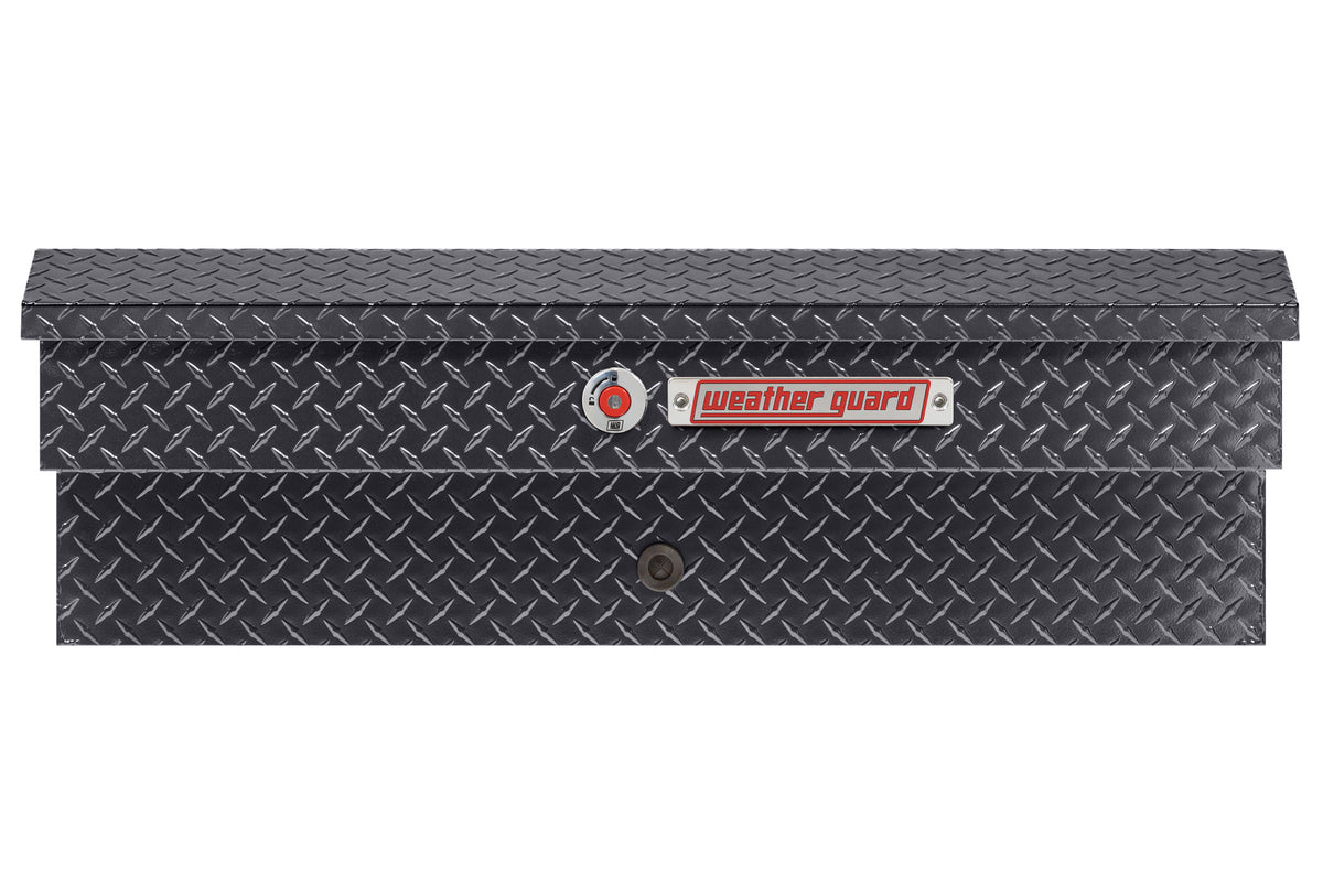 WEATHER GUARD 41in Lo-Side Box, Aluminum, Gunmetal Gray, 3.0 cu ft (184-6-04)