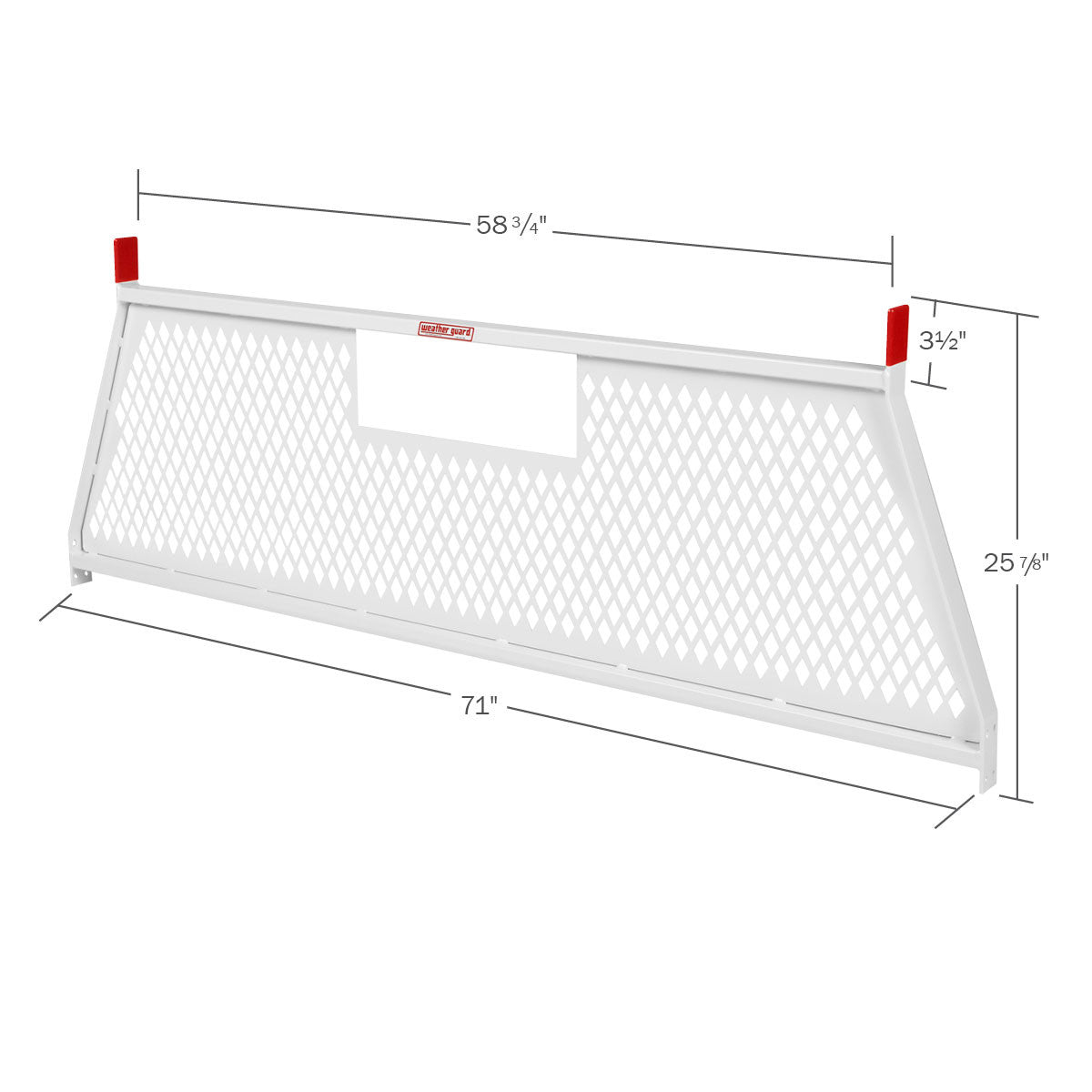 WEATHER GUARD PROTECT-A-RAIL® Headache Rack, Steel (1906-3-02)