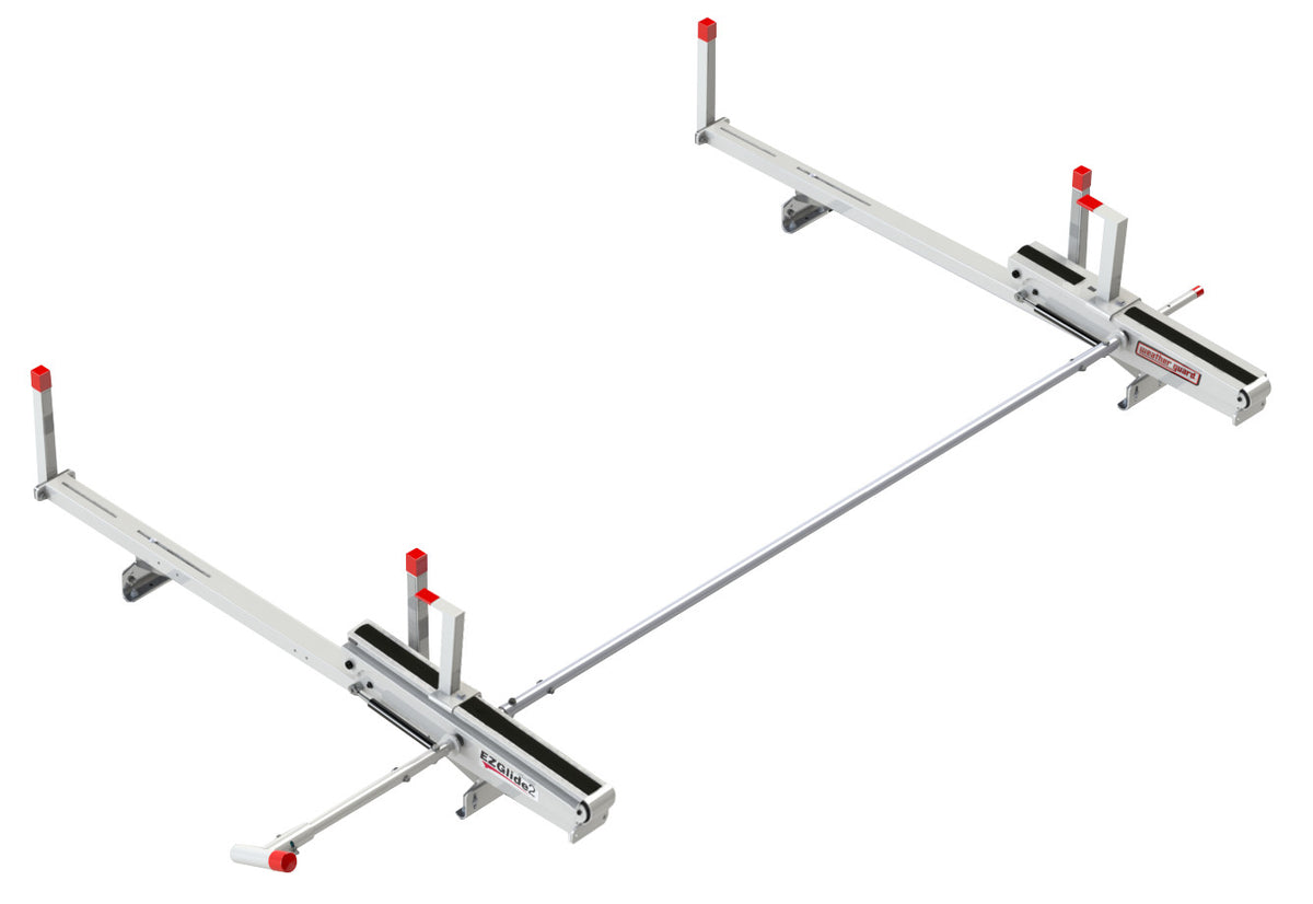 WEATHER GUARD EZGLIDE2™ Fixed Drop-down Ladder Rack, Compact (2261-3-01)