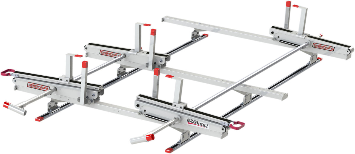 WEATHER GUARD EZGLIDE2™ Drop-down Ladder Rack, Extended, Mid/High-Roof (2291-3-01)
