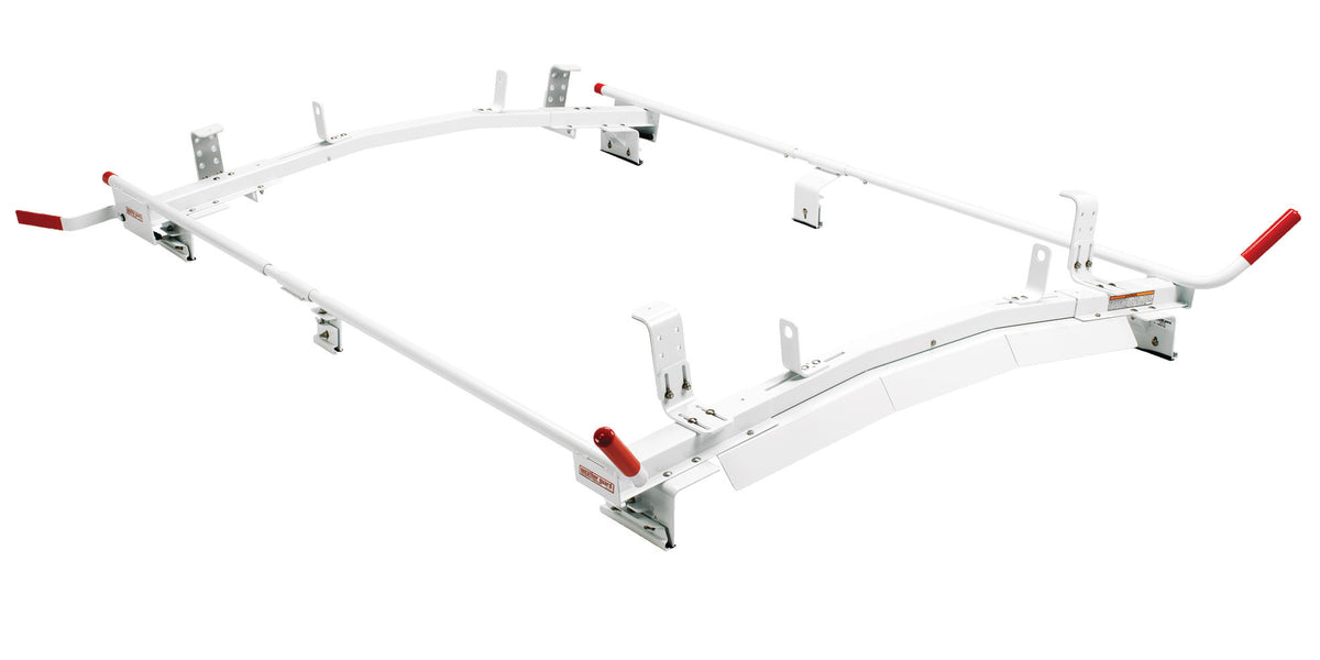 WEATHER GUARD Quick Clamp Rack, Full-Size Van, Dual Side, Gutter Mount (234-3-01)