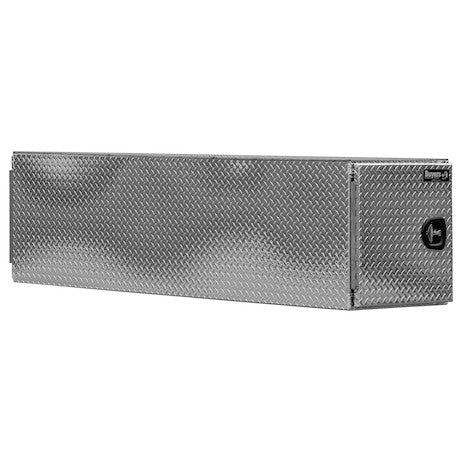 Buyers Products Diamond Tread Aluminum Straight Side Tunnel Truck Tool Box with Shelf (Buyers Products image)