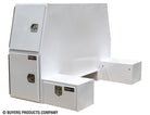 Buyers Products Gloss White Steel L-Pack Truck Tool Box Series with Offset Floor (Buyers Products image)
