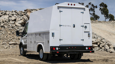 Royal Transit 125" Super Structure 75" Tall DRW Service Van Body