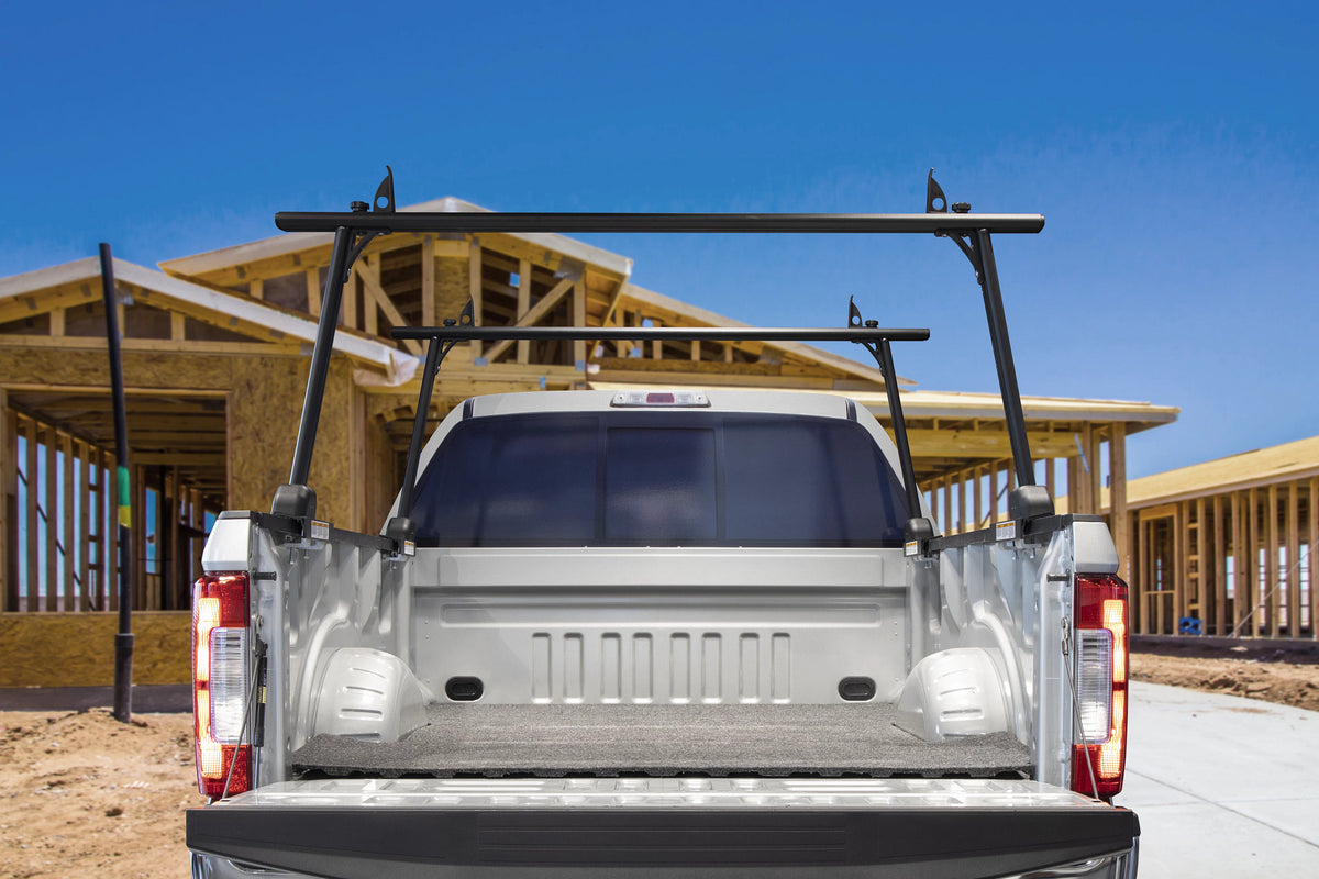WEATHER GUARD Truck Rack, Universal, Aluminum, Black, 800 lb (TR801-A)