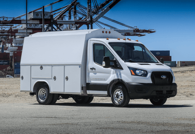 Royal Transit 125" Super Structure 68" Tall DRW Service Van Body