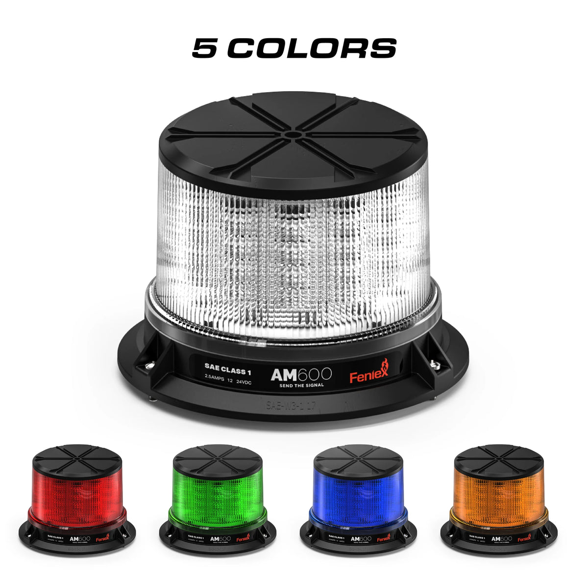 Feniex Beacon AM600 available in 5 colors