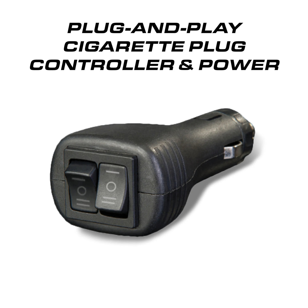 Feniex Beacon AM600 plug-and-play cigarette plug controller and power