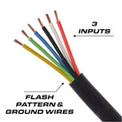 Feniex Cannon-S 3 inputs, flash pattern and ground wires