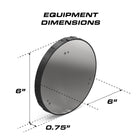 Feniex 6" Compartment Light equipment dimensions