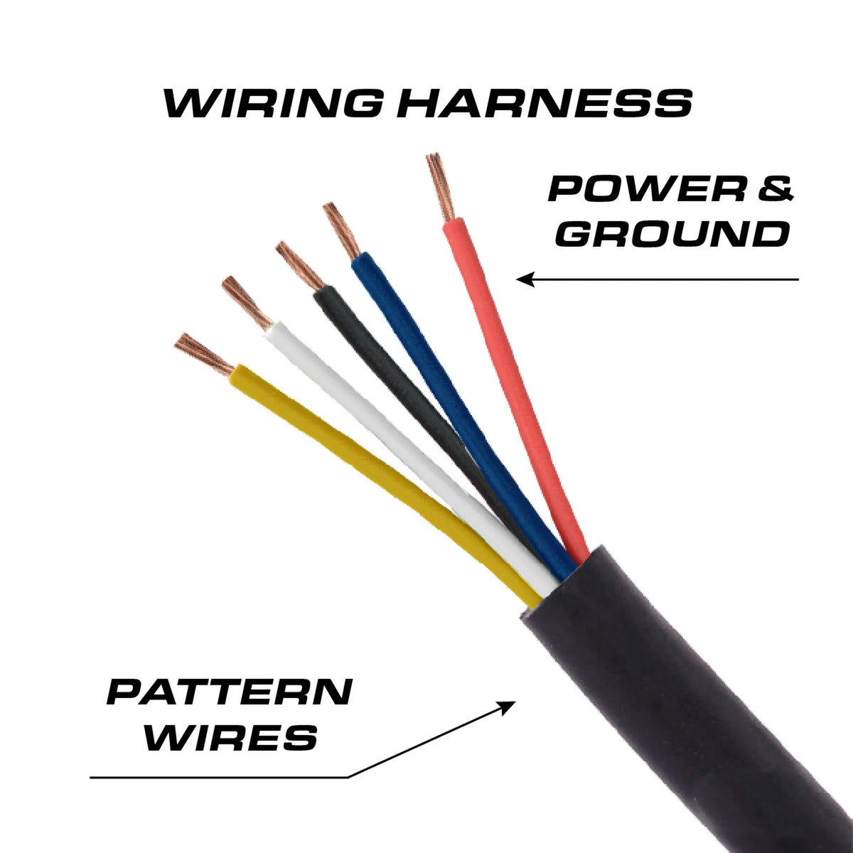 Feniex 4" Hi/Lo Cube Light wiring harness