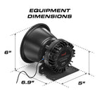 Feniex Cyclops 100W Speaker equipment dimensions