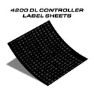 Feniex 4200 DL Controller label sheets