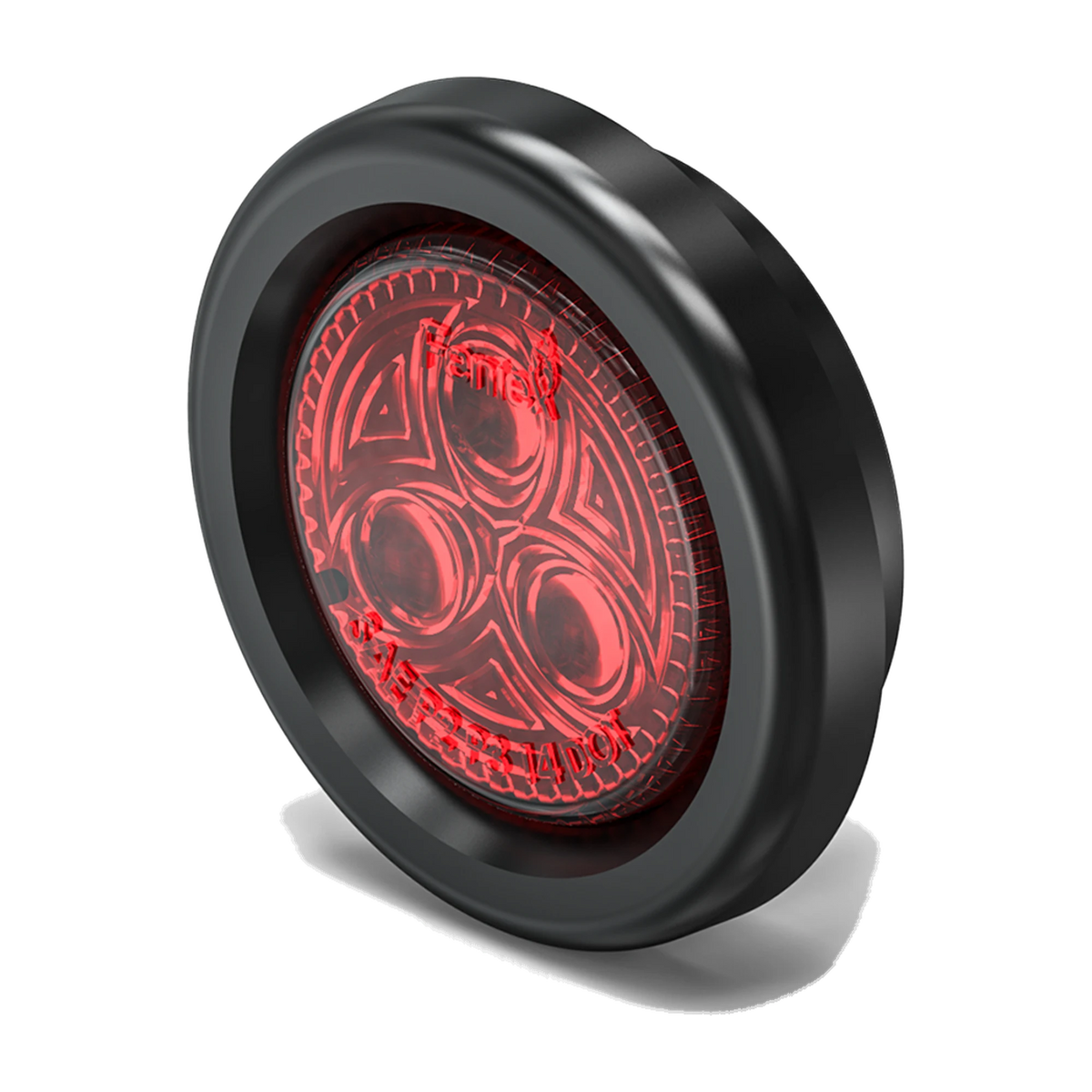Feniex 2" Round Marker lit red