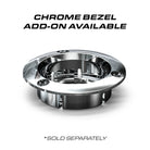 Feniex 2" Round Marker chrome bezel add-on (sold separately)