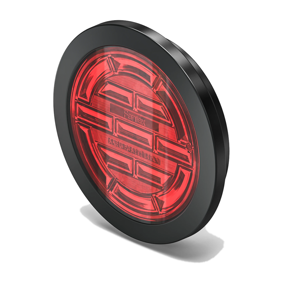 Feniex 4" Round STTR lit red