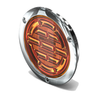 Feniex 4" Round STTR amber with chrome bezel