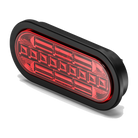 Feniex 6" Oval STTR lit red