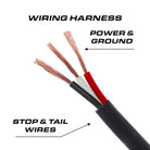 Feniex 6" Oval STTR wiring harness