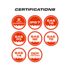 Feniex 1" Round Marker certifications