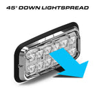 Feniex Down Lux 7x3 45-degree downward light spread