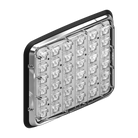 Feniex Down Lux 9x7 (D-7900W) LED scene light with clear lens and chrome bezel