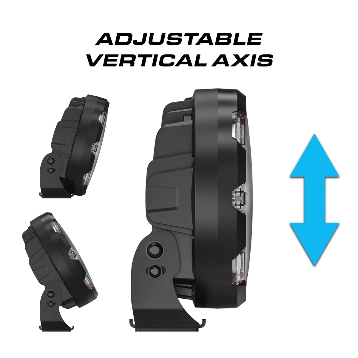 Feniex 7" Driving Light adjustable vertical axis