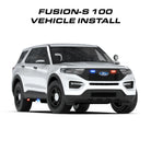 Feniex Fusion 100 vehicle install, front