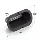 Feniex Fusion 1X Shroud dimensions