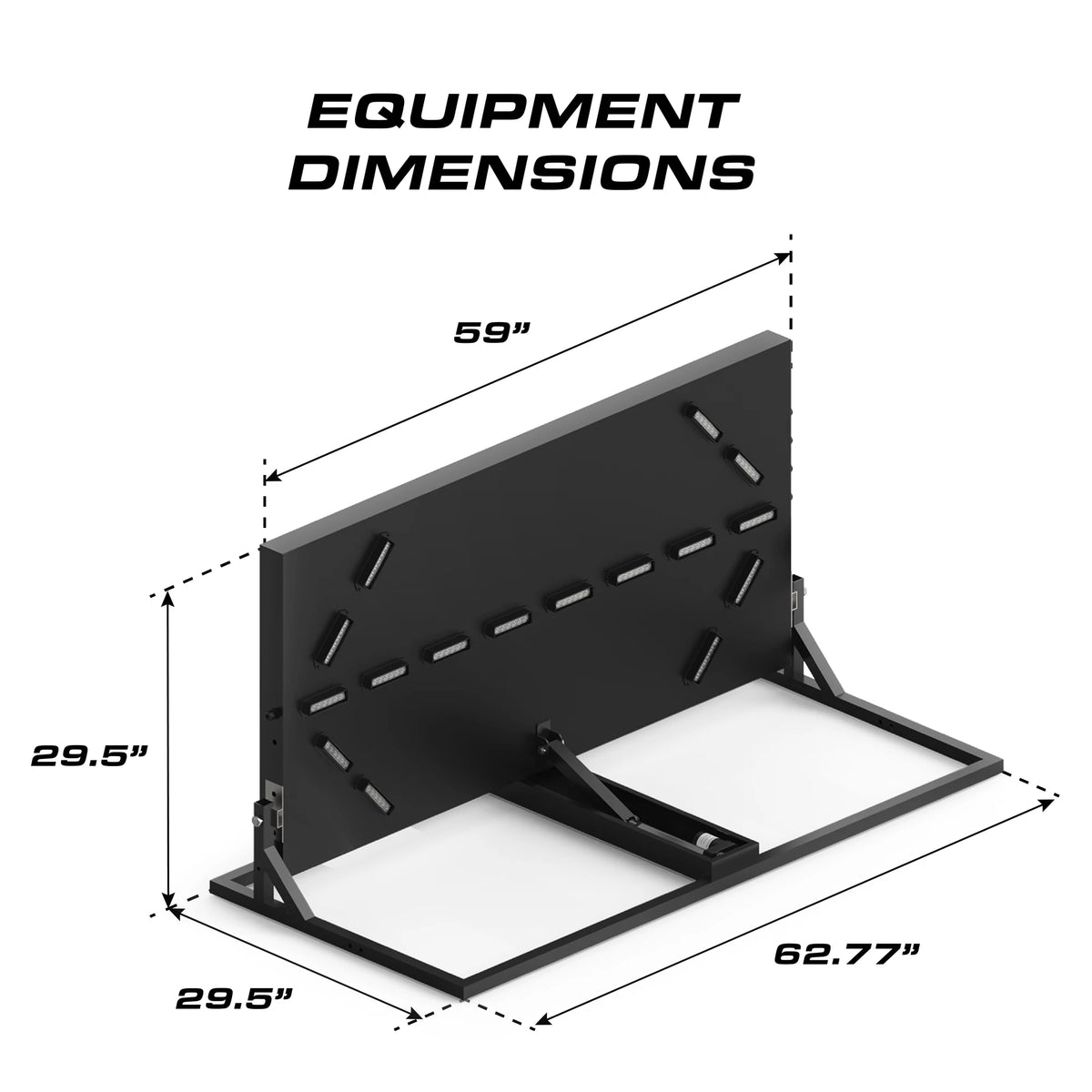 Feniex Fusion 90° Arrow equipment dimensions