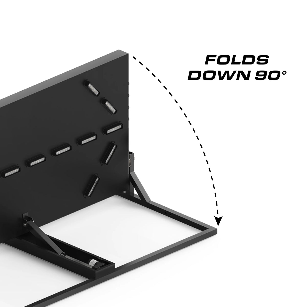 Feniex Fusion 90° Arrow folds down 90 degrees