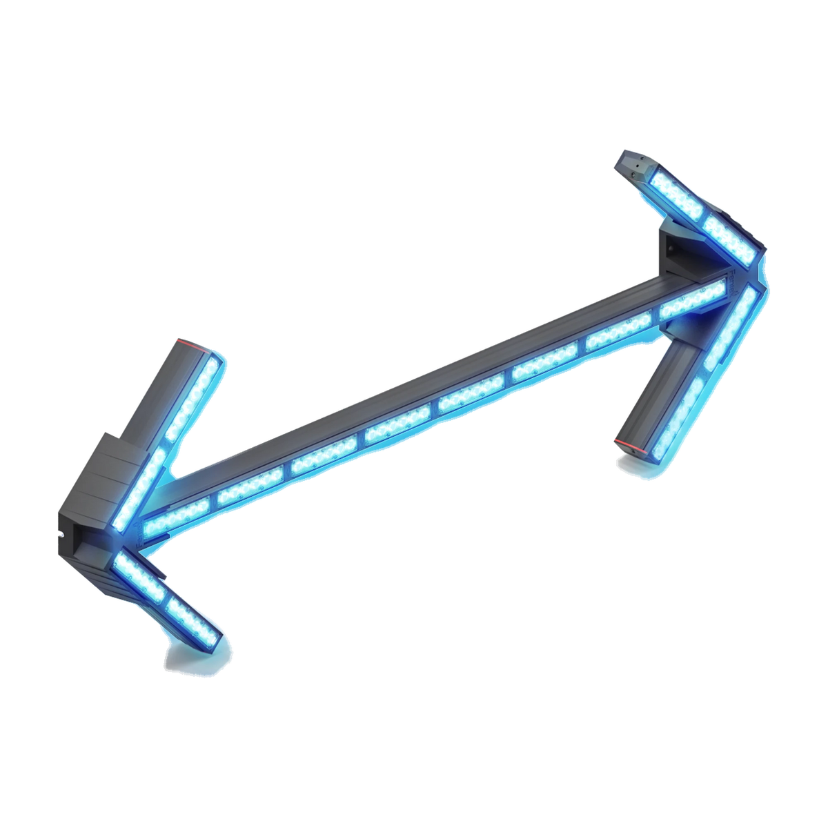 Feniex Fusion Arrow lit blue