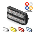 Feniex Fusion Double Surface Mount RWBA 8-color technology