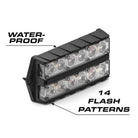 Feniex Fusion Double Surface Mount waterproof, 14 flash patterns
