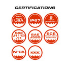 Feniex Fusion-S certifications